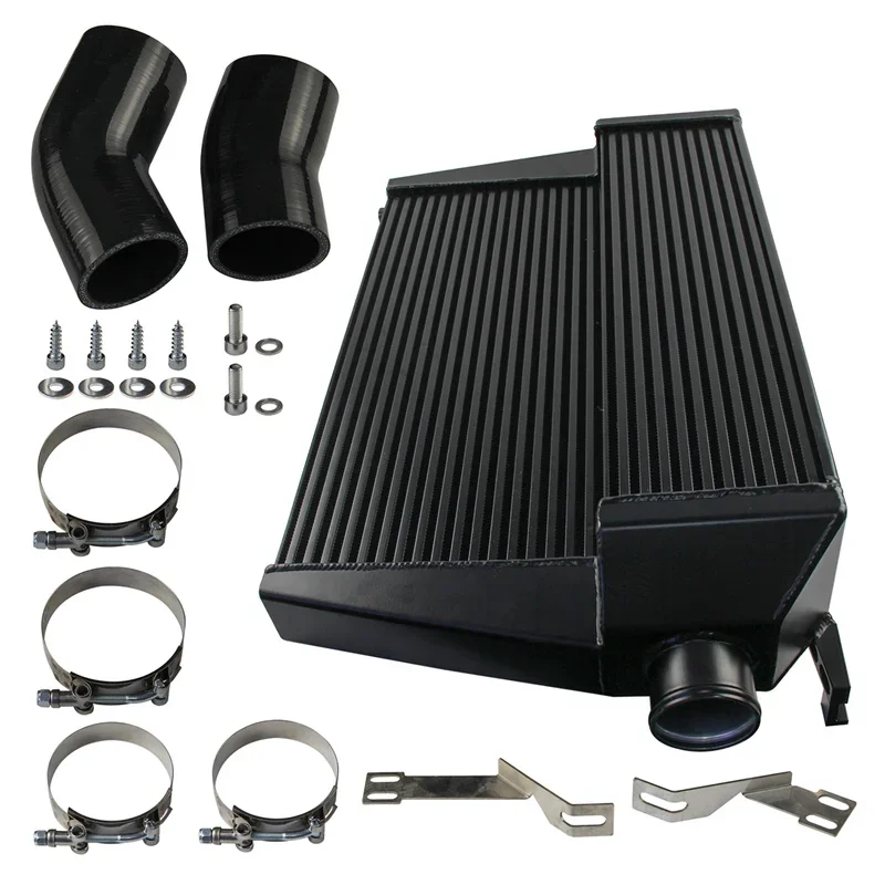 Tube & Fin Intercooler Kit Front Mount For Audi A4 AIIroad B9 A5 2.0T S4 S5 3.0T B9 EVO3 35TFSI/40TFSI 2015+ Black