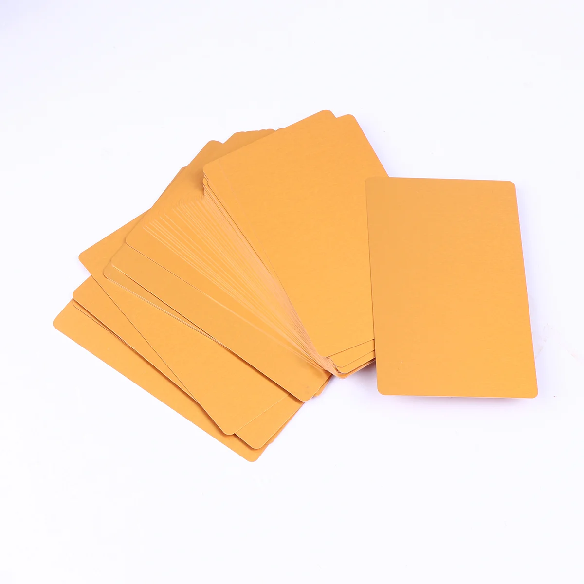 50 Pcs Anodized Aluminum Plate DIY Color Name Blank Credit Card Office Business Cards