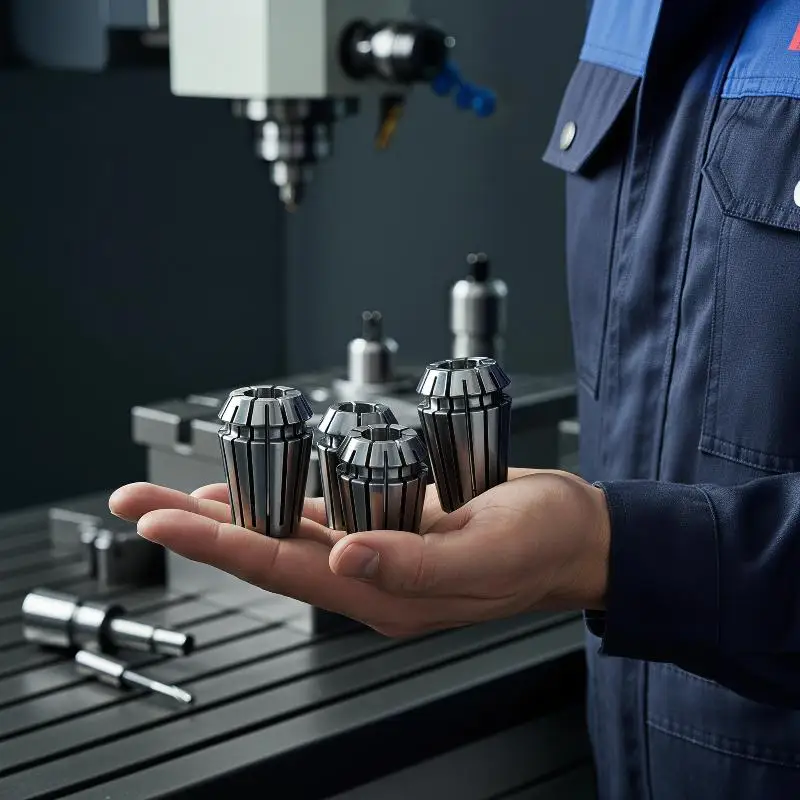 Industrial Grade ER Spring Collet Chuck ER11 ER16 0.005/0.008mm Precision for CNC Milling Engraving Lathe Tools