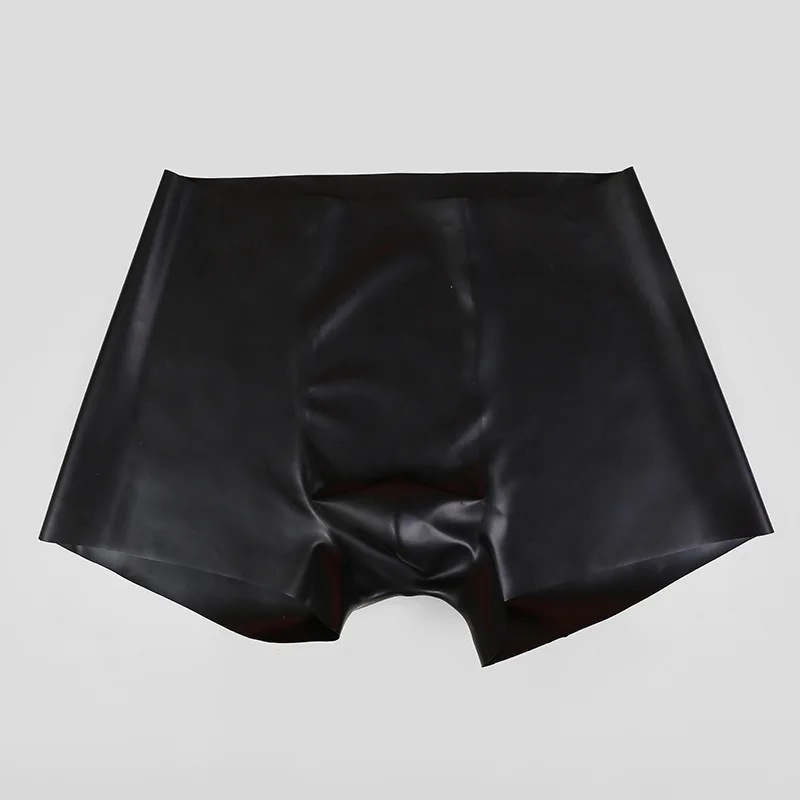 

Тематическое эротическое вечернее латексное нижнее белье, мужские резиновые шорты-боксеры, нижнее белье для геев, эластичные полупрозрачные мошонки, U-образные выпуклые трусы