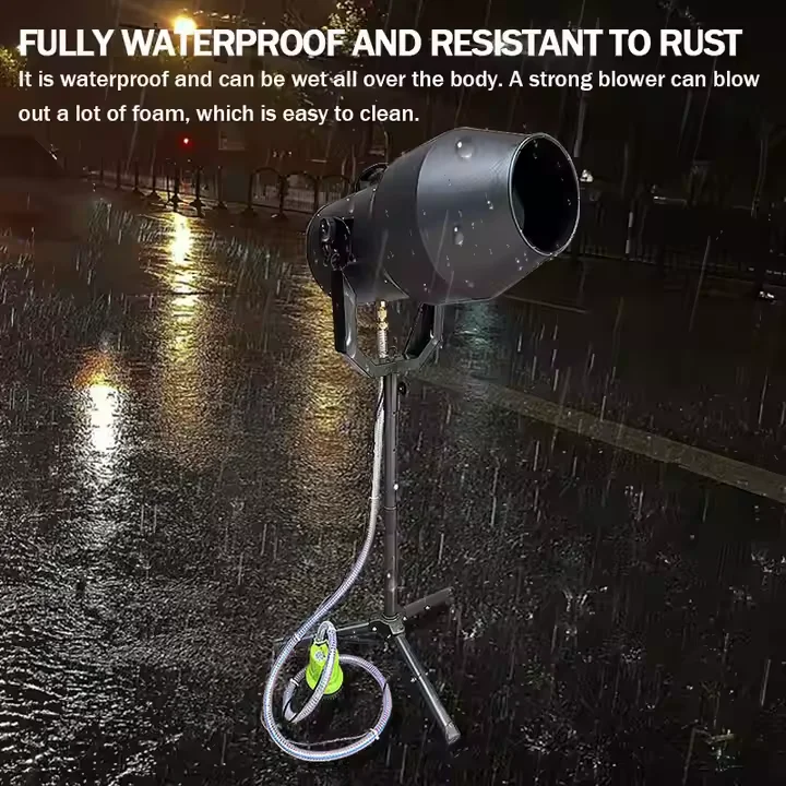 1500W Foam Machine Party Outdoor Park Swimming Pool Party Plastic Spray Foam Cannon Machine Party