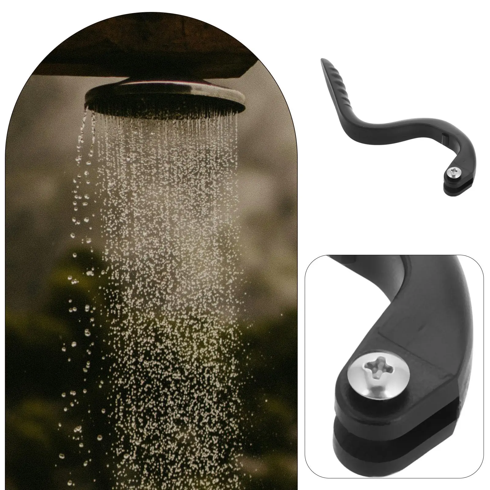 Plastic Shower Handle Replacement Universal Lever Knob for Bathroom Shower Mixer Faucet Bathtub Sink Valve Part Easy Install