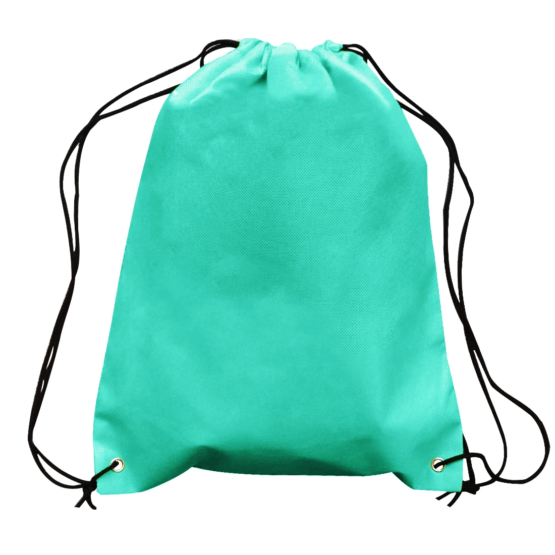 Flagnshow 100% Polyester Free Size Green Sports Drawstring bag