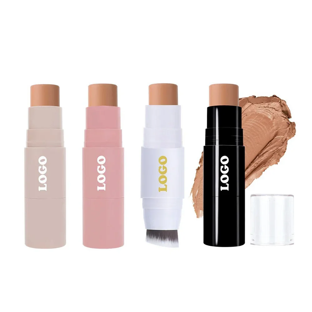 Double Head Multi-function Concealer Contour Stick Private Label Full Coverage Waterproof Brighten Custom Logo Makeup Wholesale