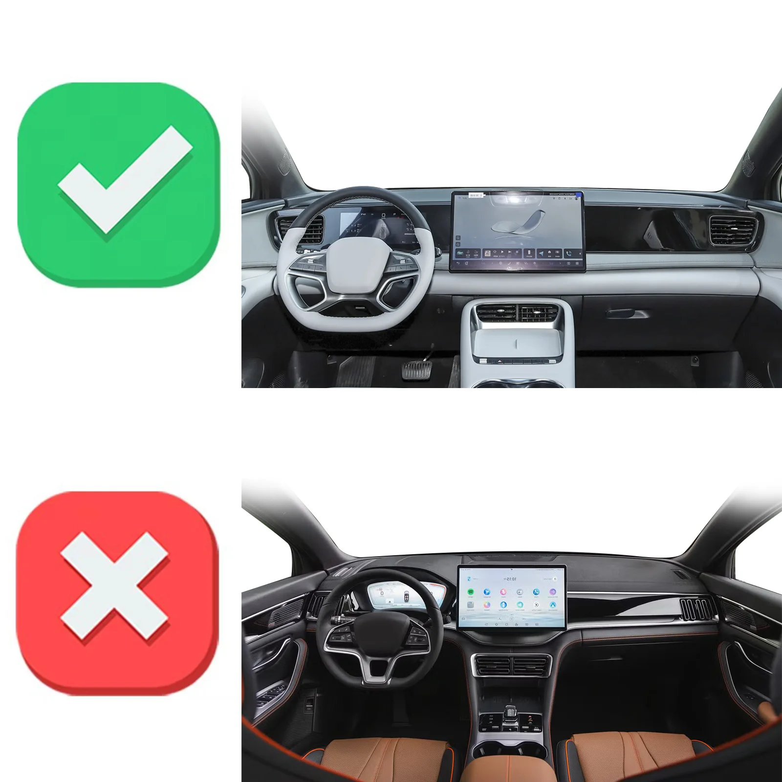 

for BYD Sealion 6 Sealion6 EV 2025-2026 Vehicle Specific Fit Car Dashboard Cover Mat Custom Anti-Glare UV Protective Dashmat