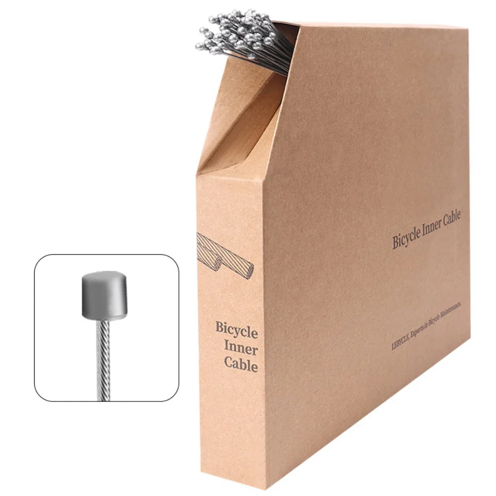 

Bicycle Brake Braking System Shifter-Speed Cable 2.1 Meters Mountain Bike Brake Smoother Performance Tail End Welding