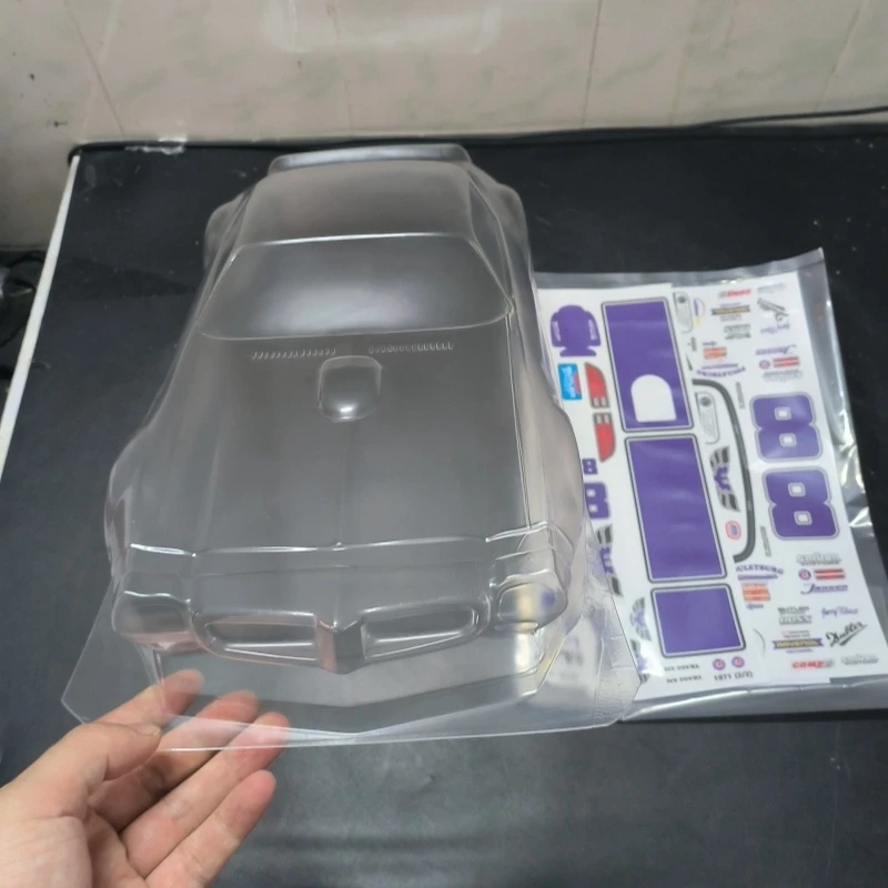 

Scale 1/10 1971 Pontiac Firebird Clear Lexan Body shell set for On road car 257mm Rc drift Chassis Tamiya tt02 tt01 kyosho fazer