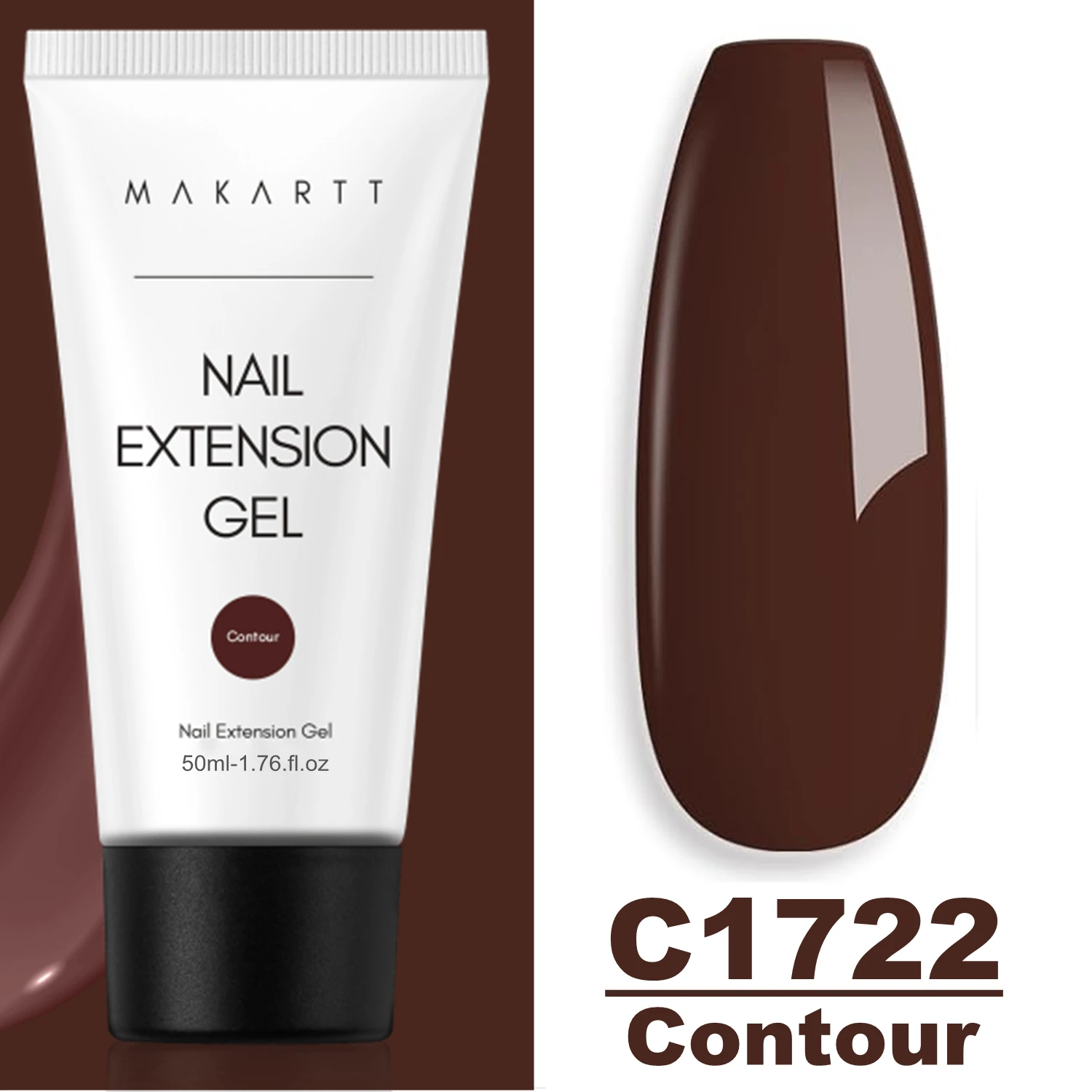 Makartt Poly Nagelverlengingsgel 50ML Roze Transparant Wit Blauw Acryl Nagelgel Trendy Nagelkunst Design Franse Manicure Voor Beginners