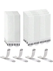 12 Sets (24 Strips) Of Strong Double-sided Adhesive Non-Destructive Photo Frame Hanging Self-adhesive Non-tracking Adhesiv