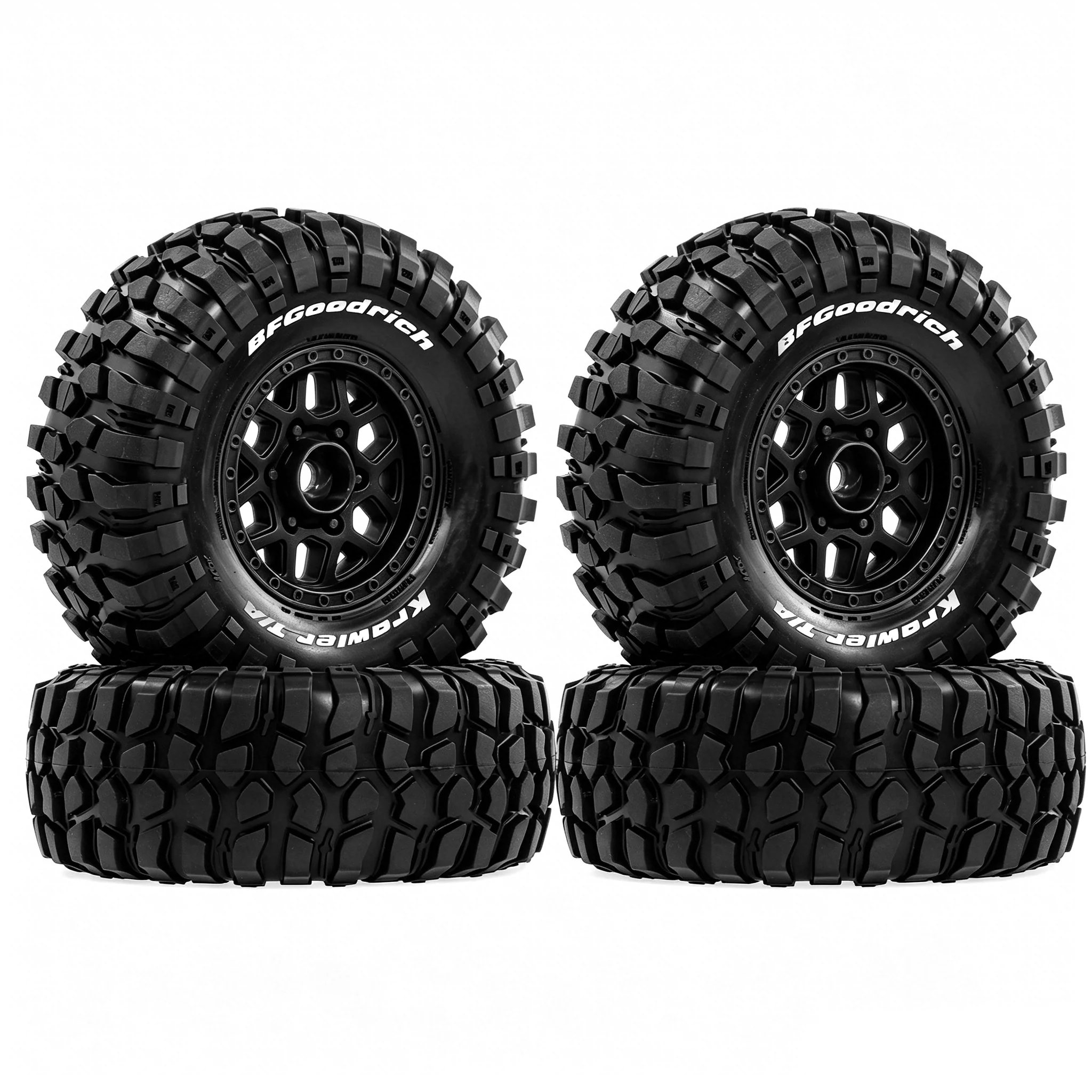 

RED SPIDER 4Pcs 1/12 Short Course Universal tire OD 95mm for Compatible with HSP Feiyue FY08 WLtoys GTFANS Honghuida M607