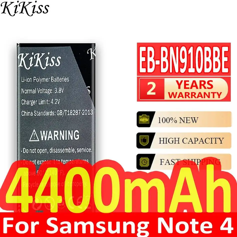 Mobile Phone Battery EB-BN910BBE 4400mAh For Samsung Galaxy Note 4 N910 N910H N910A N910C N910F N910FQ N910X N910W N910V N910P