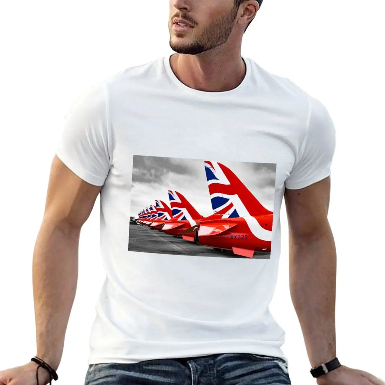Red Arrows Tails T-Shirt funny t shirts man t shirts for man cotton t shirts for man slim fit T-shirt