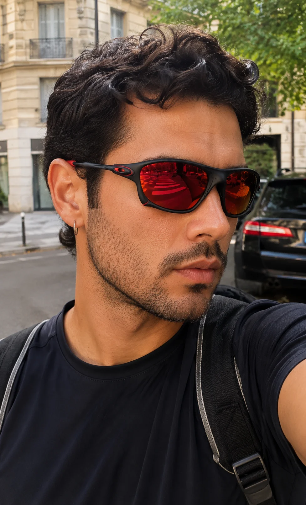 Polarisierte Sonnenbrille für Herren, geeignet zum Radfahren, Angeln und Autofahren, Outdoor-Sportbrille, UV400-Schutz, mattes Gestell, Herren- und Damenmodell, Schutzbrille. – Detail 2