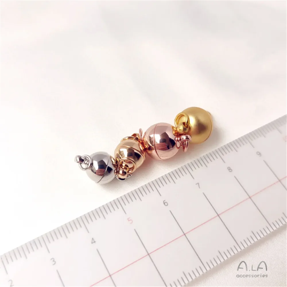 18K Gold Plated M buckle bracelet necklace W link buckle S shape end hook button DIY jewelry accessories materials