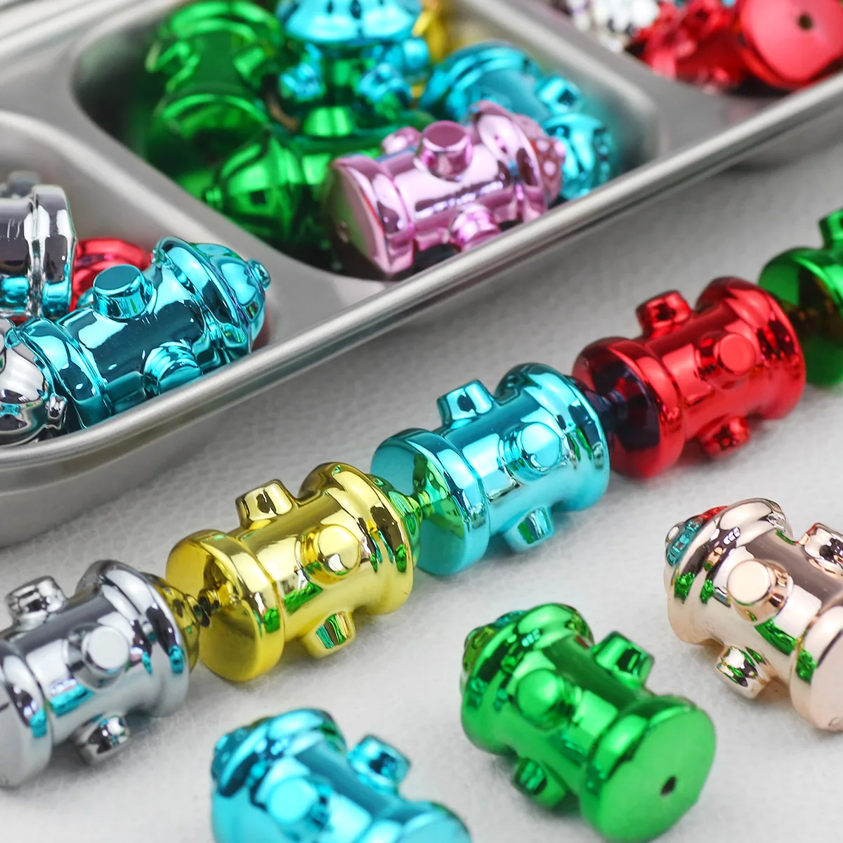 20mm Acryl Feuer Hydrant Gemischte Farbe Handgemachte DIY Schmuck Machen Perlen Lose Perlen Armband Halskette Zubehör