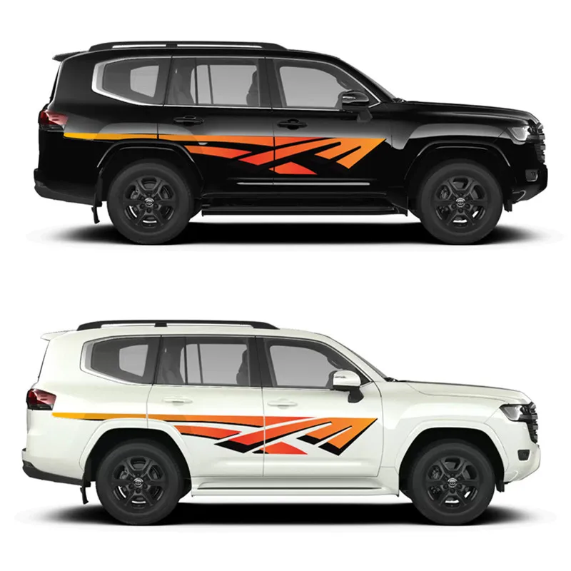 Car Vinyl Stickers TENTERFIELD BODY STRIPE For Toyota Land Cruiser Prado LC300 modification decals
