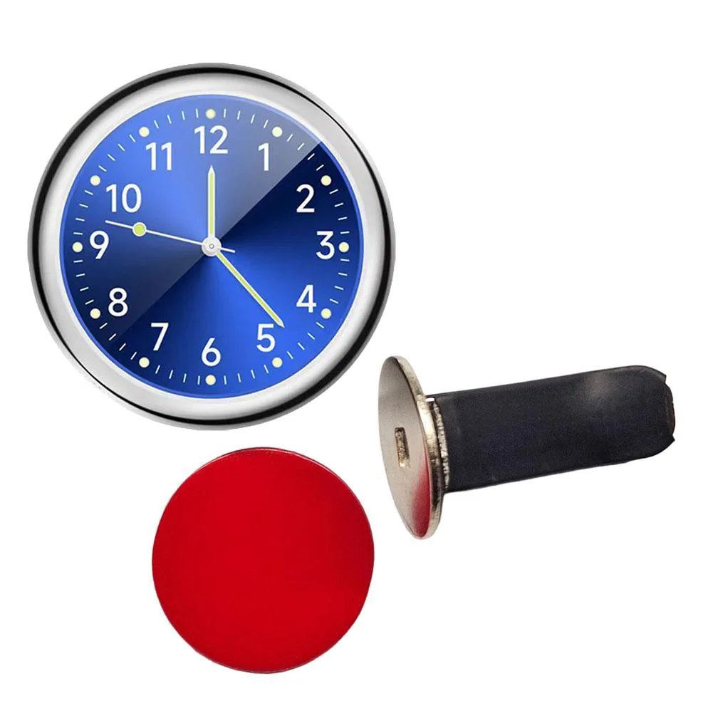 Digital Watch Luminous Car Clock for mini Car Clock Fashionable Car Accessory Illuminated Digital Display Rust-Proof