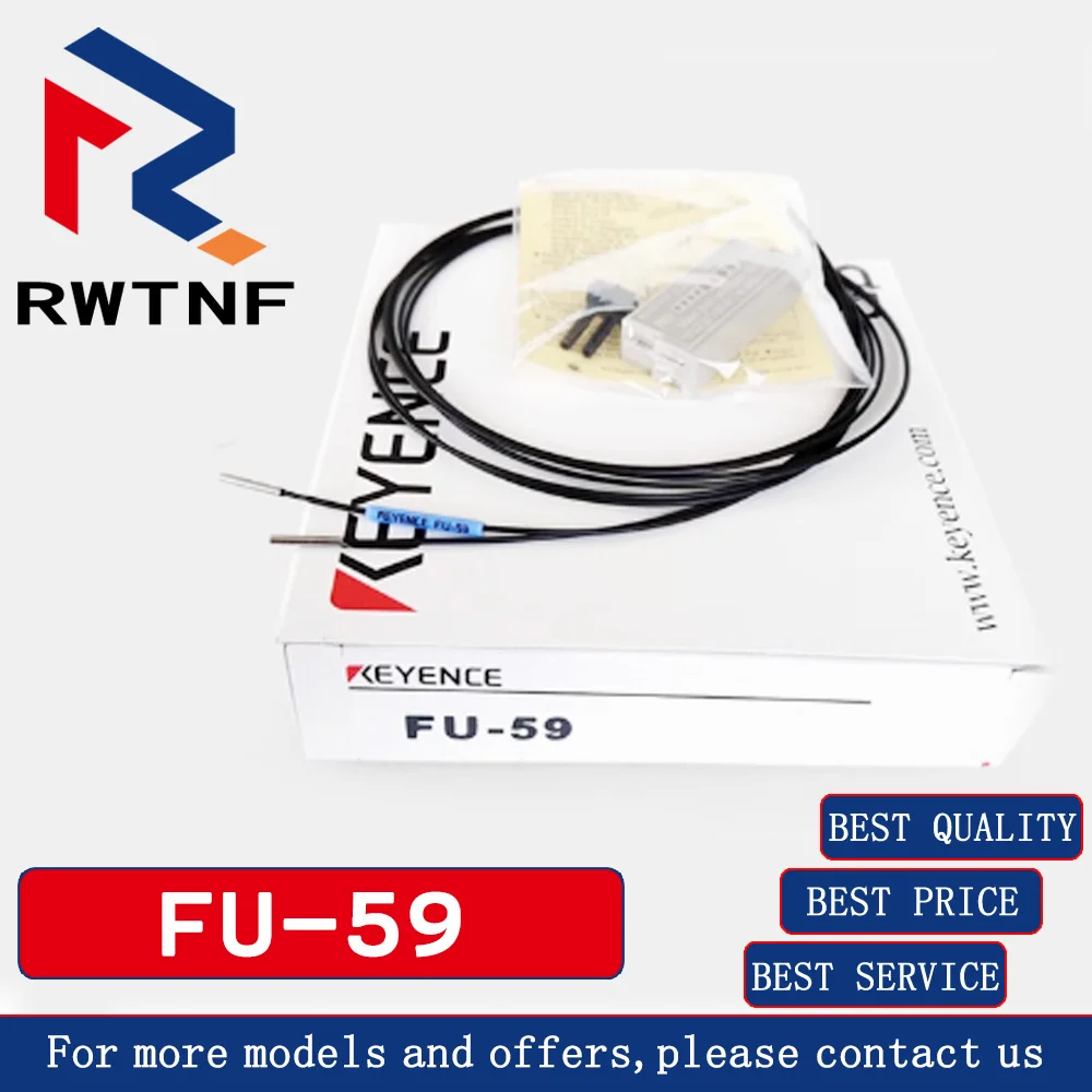 Совершенно новый оригинальный оптоволоконный датчик сквозного луча FU-59 KEYENCE