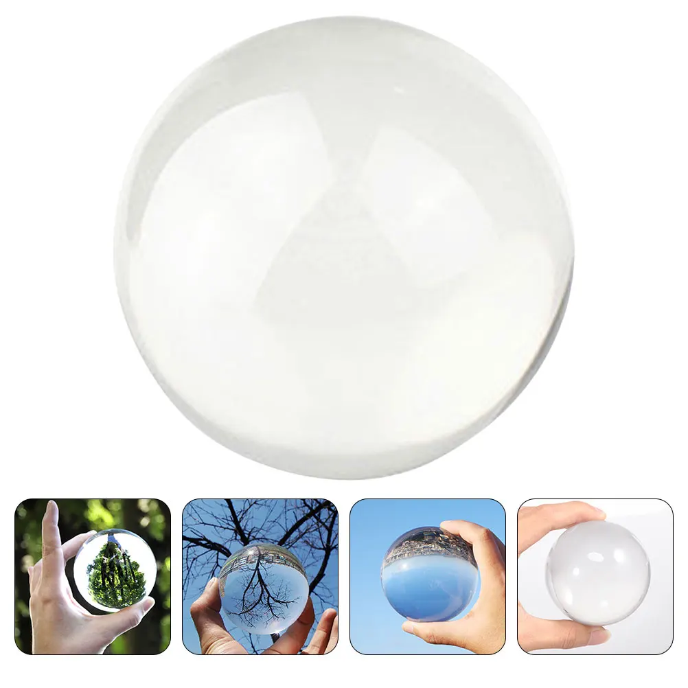 

Acrylic Crystal Ball 8cm Clear Juggling Balls Professional Props Acrobatic Performance Decorative Sphere Glass naments