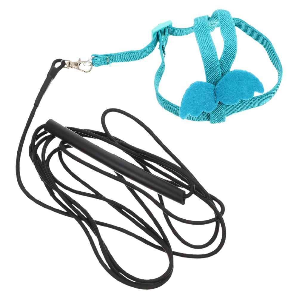 

Parrot Flying Harness Lightweight Adjustable Wear-Resistant Leash for Cockatiels Conures Bird Harness Indoor Outdoor