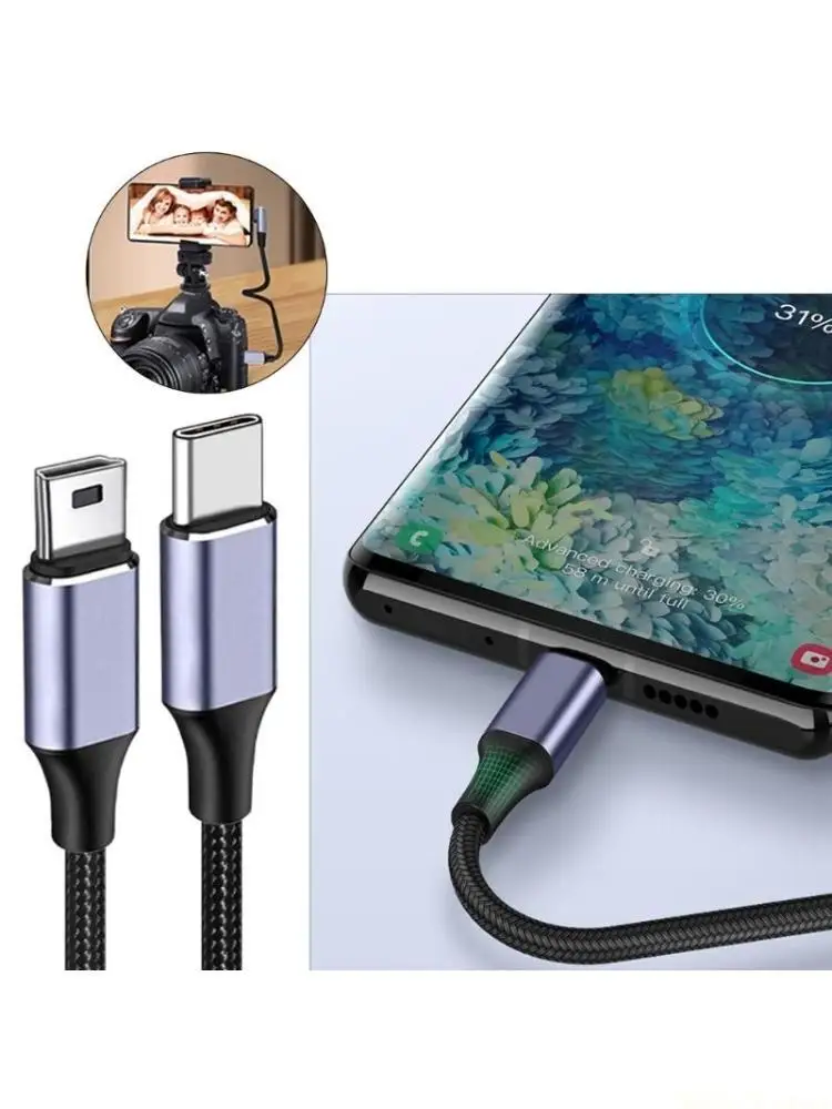 M5TD USB C To USB Converters Cable, Easy Plug and Play Data Sync Cord for USB Devices