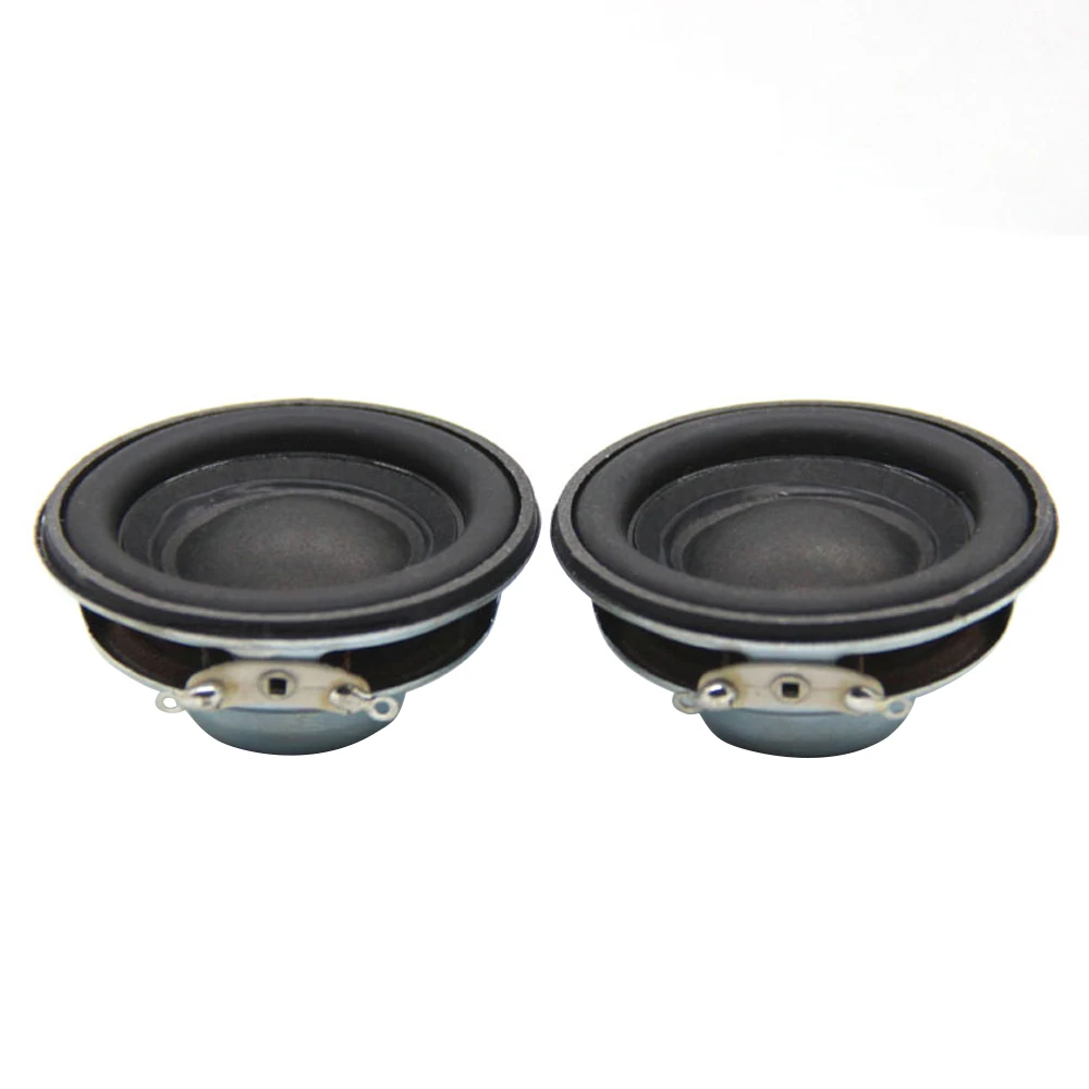 1Pcs 50MM Mini Audio Portable Speakers 4 Ohm 5W Full Range Speaker Rubber Side NdFeB Magnetic Speaker