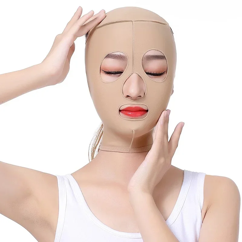 3D Face Lift Reusable Breathable Beauty Women Anti Wrinkle Slimming Bandage V Shaper Full Face Lift Sleeping Mask