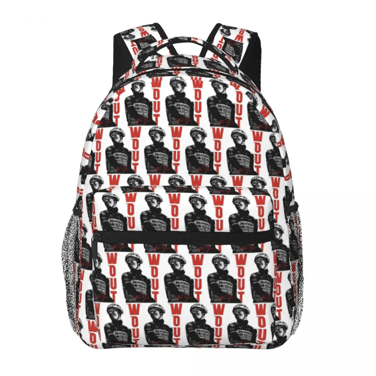 Wout Van Aert Rucksack, Studenten-Büchertasche, Kinder-Schultasche, Laptop-Umhängetaschen für Jungen und Mädchen