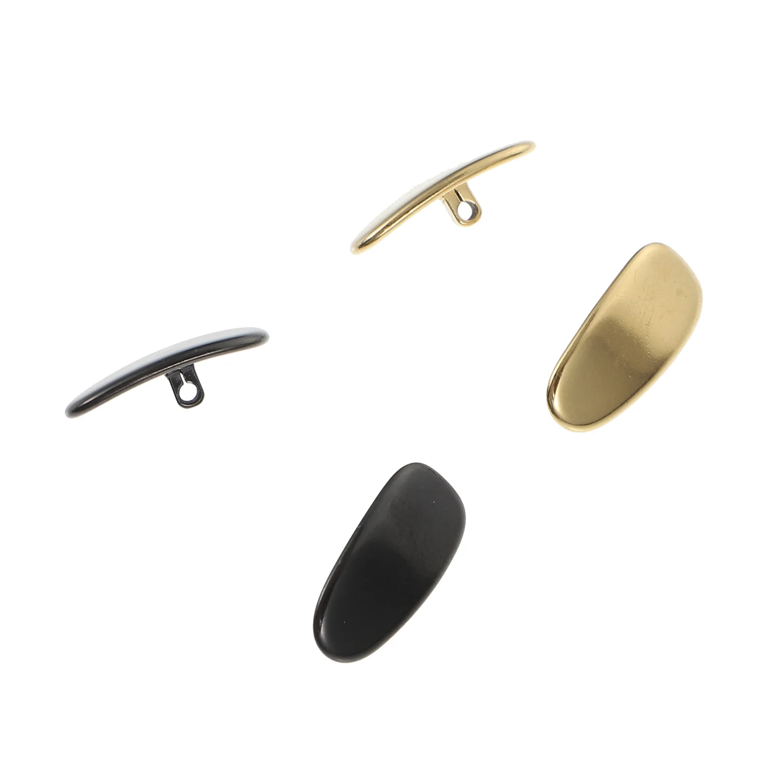 

2Pcs Anti-Slipping Titanium Nose Pads Comfortable Eyeglasses Pads Assorted Color Titanium Nose Pad Glasses Pad