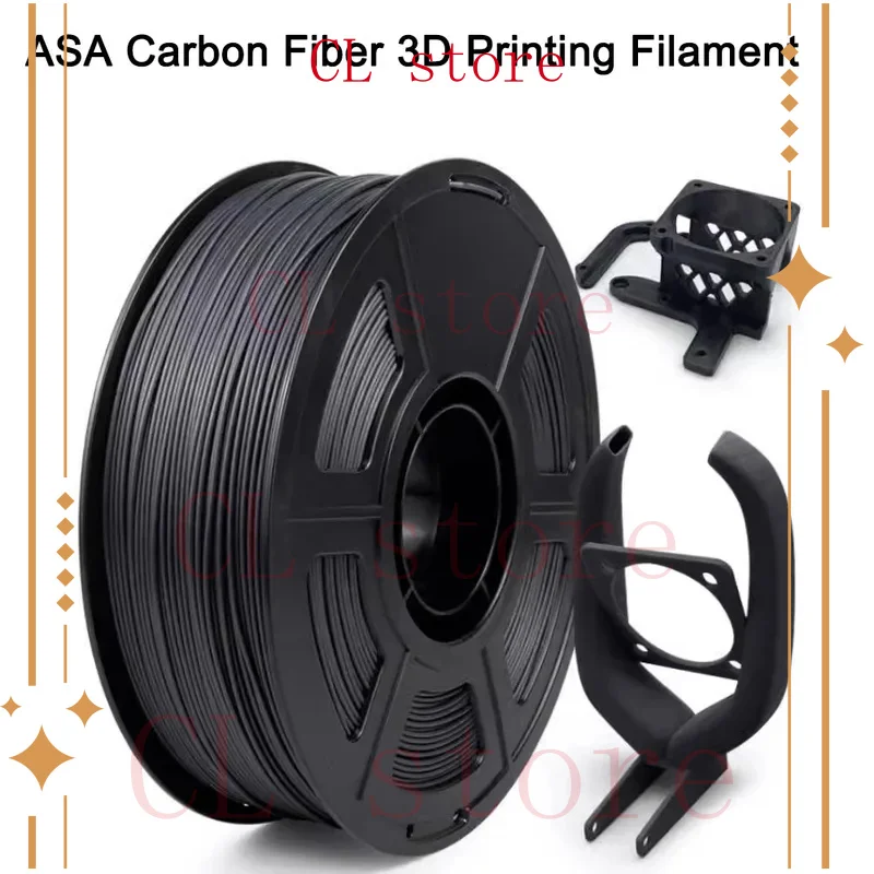 

Материал нити для 3D-принтера ASA из углеродного волокна 1,75 мм ASA-CF Высокопроизводительные расходные материалы для 3D-печати 1 кг