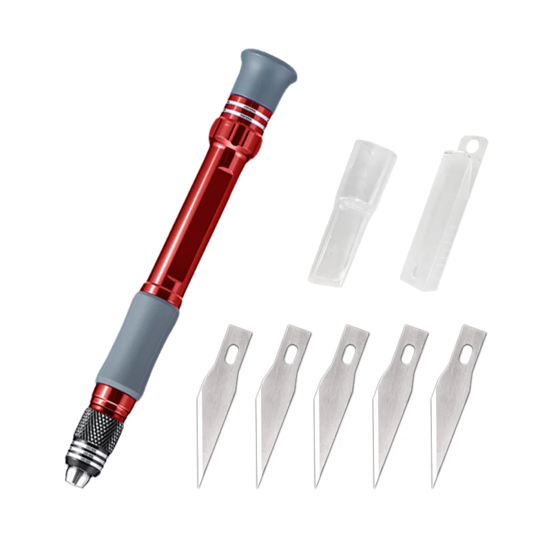 Aluminum Hobby Knife Set with 5 Blades product image