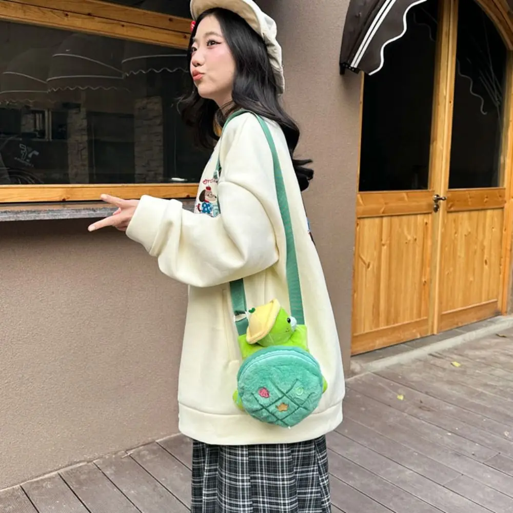 Creative Animals Turtle Backpack Doll Large Capacity Turtle Doll Shoulder Bag 22cm Cute Cartoon Schoolbag Students