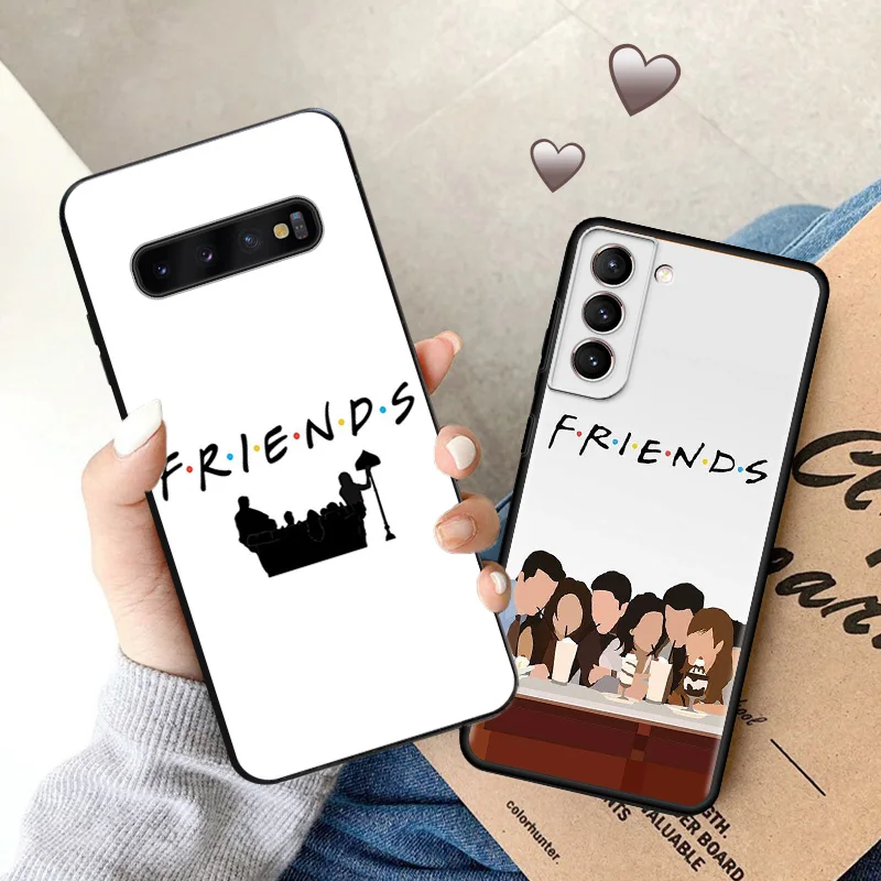 Custodia per Samsung S24 Plus S23 FE S22 S21 S20 S10 Lite Classic Friends TV Series Cover per telefono verniciata per Galaxy Note20 Ultra Case