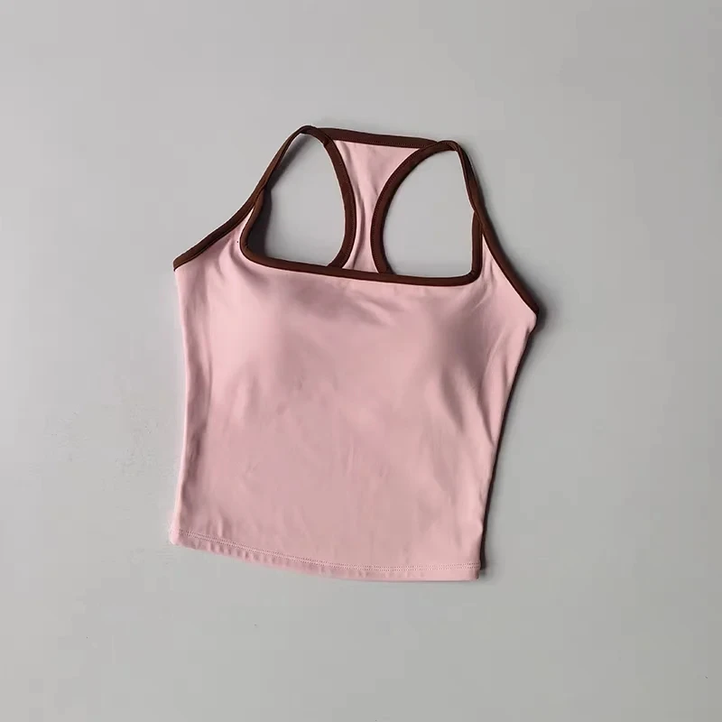 Frauen Pilates Tank Top Push-Up Sport-Bh Hohl Atmungsaktive Fitness Bhs Gym Yoga Weste Sexy Lauf Tops Sportswear – Detail 9