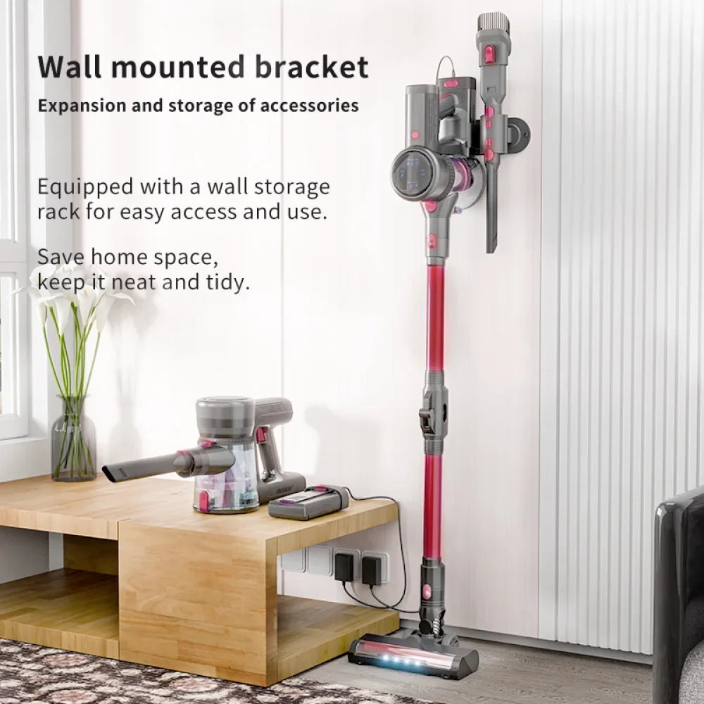 Kabelloser Staubsauger, bürstenloser Handstaubsauger mit 200 W-Motor für den Haushalt