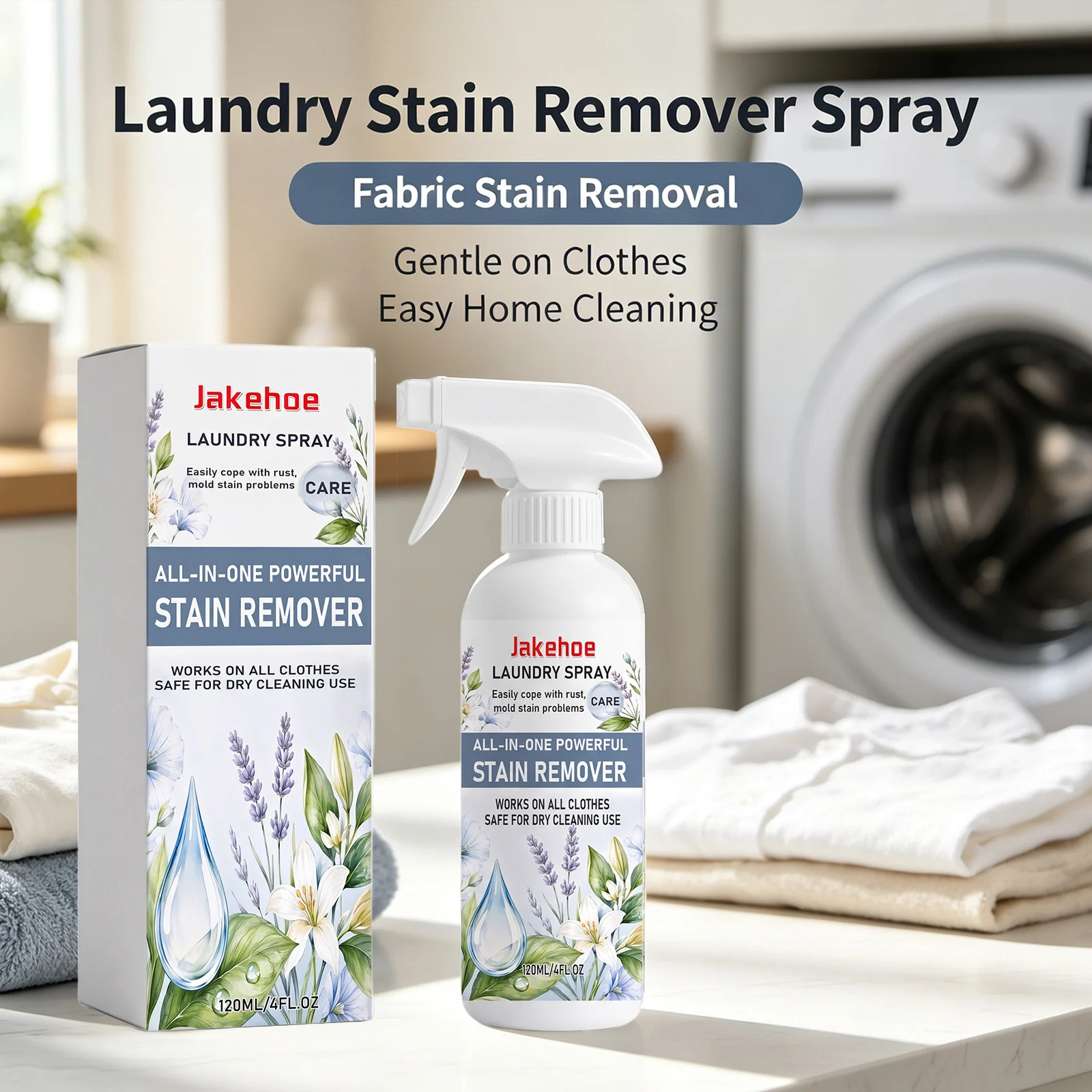 Laundry Stain Removing Spray Remove Oil Stains Long Lasting Fragrance Dry Cleaning Use All‑in‑one Powerful Clothes Stain Cleaner