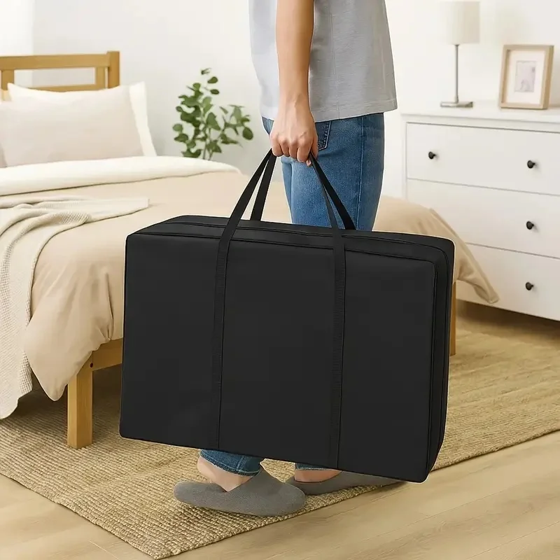 Heavy-Duty Collapsible Storage Bag-Portable Foldable Organizer，Folding Chair & Folding Tables-Multi-Purpose Space-Saving Pocket