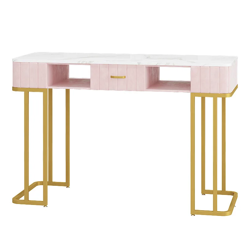 

Manicure table Marble Nail salon Modern simple beauty Single double manicure table and chairs