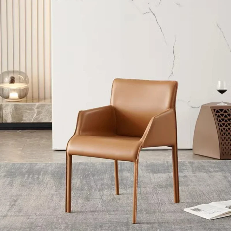 Eaiting Nordic Modern Dining Chairs Aliminium Dining Room Italian Minimalist Chairs Modern Luxury Silla Comedor Furniture