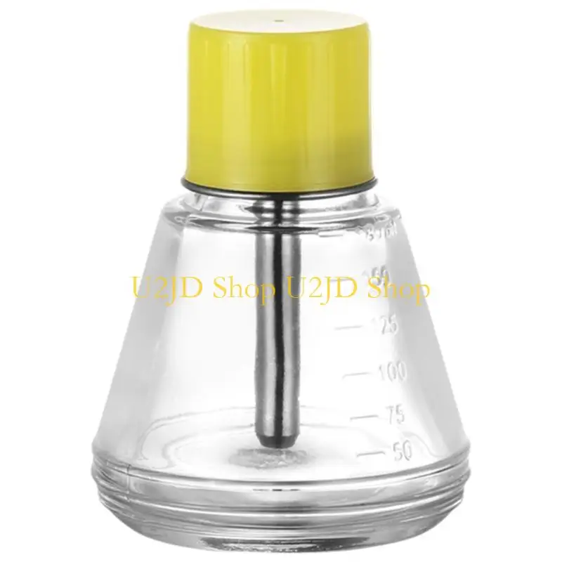 U2JD 6oz/180ml Bomba transparente Dispensador garrafa Removedor polimento unhas vidro Push Push Down Dispensador