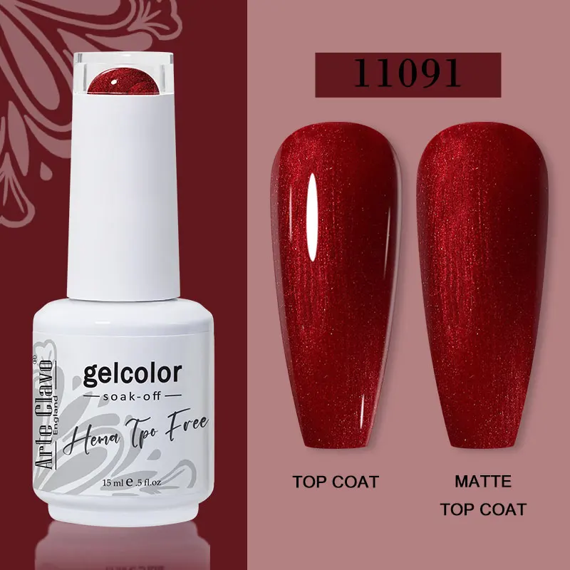 Arte Clavo Red Series Nagellak Feestkleuren Gelvernis Alles voor nagels Losweken UV LED Semi-permanente Nail Art Remover Gel