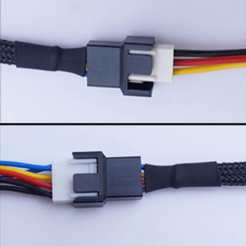 1/5/10pcs 5V 30 ซม.PC พัดลมพรีเมี่ยมสายไฟอะแดปเตอร์อะแดปเตอร์ USB อเนกประสงค์สําหรับ 3-Pin หรือ 4-Pin แฟนคอมพิวเตอร์ F1