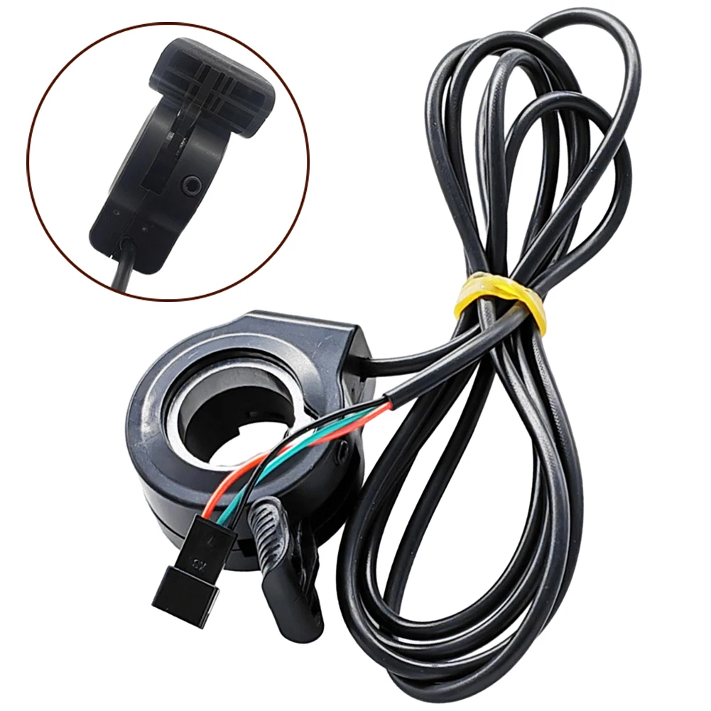 Durevole e pratico bici elettrica Thumb Throttle ABS Finger Switch acceleratore Scooter elettrico nero durevole e pratico