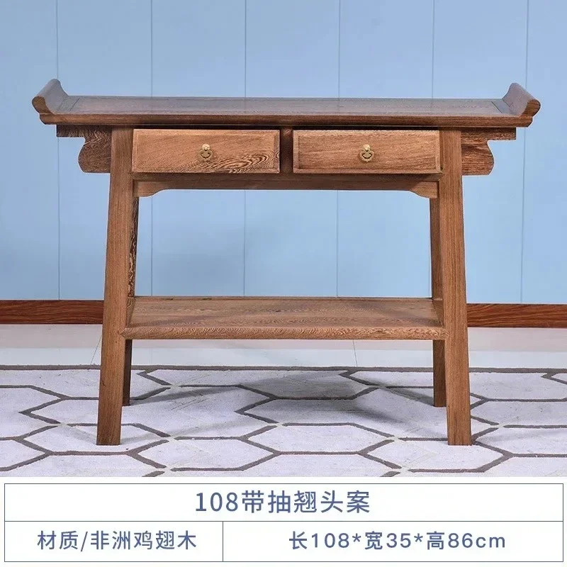 Rosewood Furniture Door Frame Altar Altar Hallway a Long Narrow Table Solid Wood Buddha Shrine Household