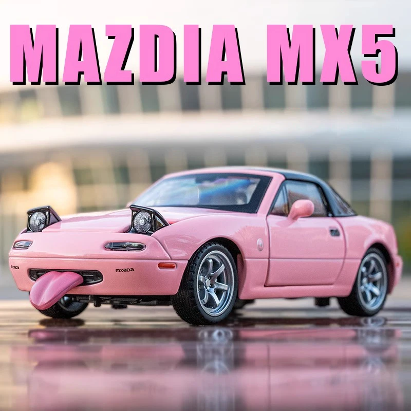1:32 Mazda MX-5 Miata NA 1st 1989 Convertible Sports Car Alloy