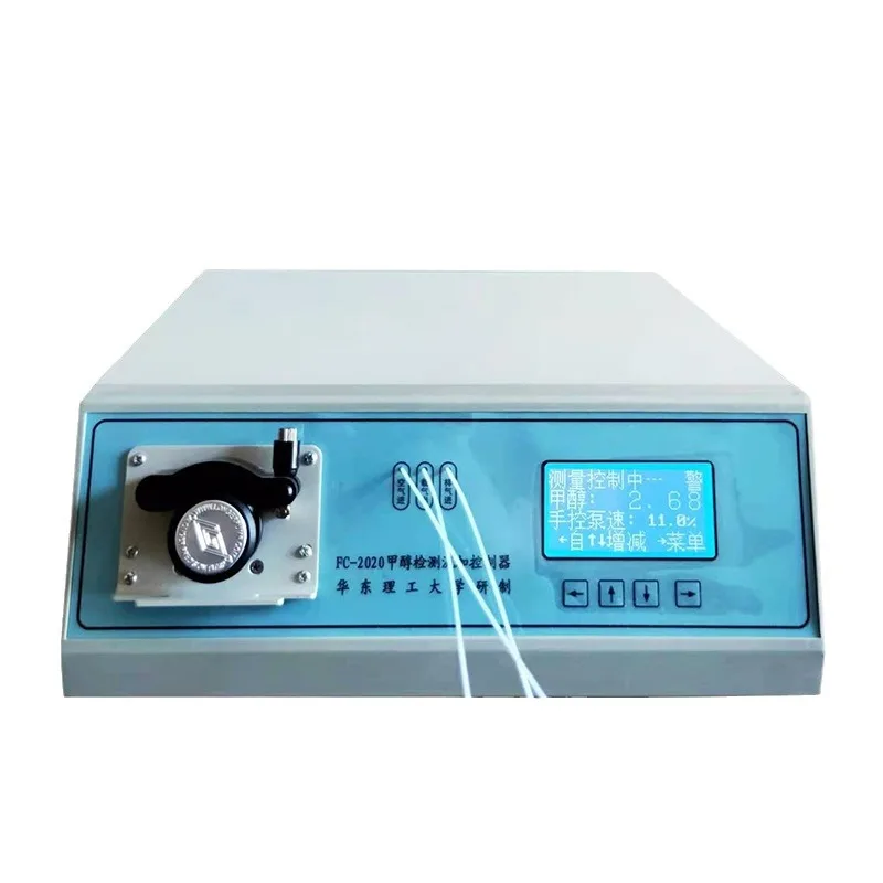 Ethanol concentration online detection flow plus control equipment, ethanol flow plus controller