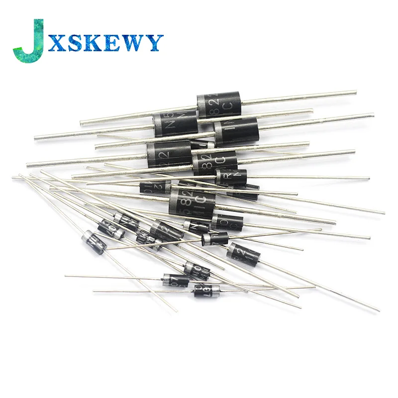 20Pcs Rectifier Diode 1N5408 1N5404 1N5401 1N5822 1N5818 UF5408 1N5401 1N5406 6A10 10A10 DO-27