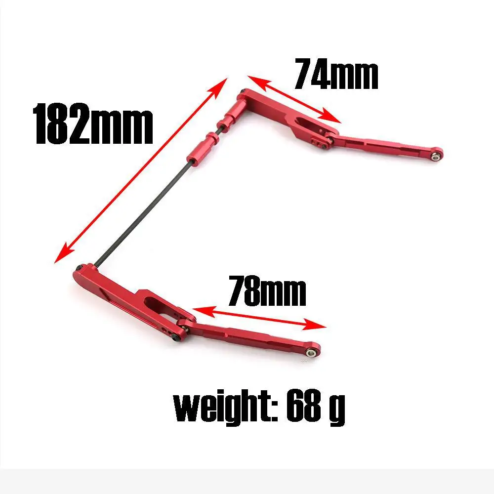 Metal Rear Sway Bar Set for Axial RBX10 Ryft 1/10 RC Crawler Car Upgrade Parts Accessories