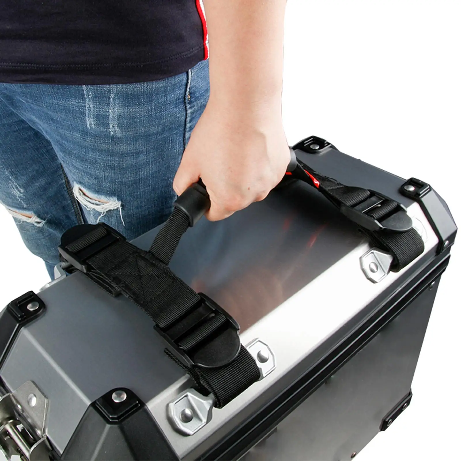 

Универсальная боковая коробка с ручкой, веревка, детали для самостоятельного изготовления, коробка из сплава F800GS Adv