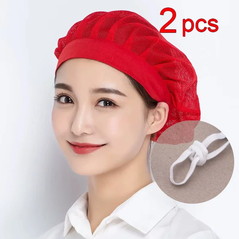 Masculino feminino net bonés padaria cozimento oficina trabalho chapéu bouffant boné hairnet serviço de alimentos cozinhar cozinha empacotado cabelo trabalho cabeça capa